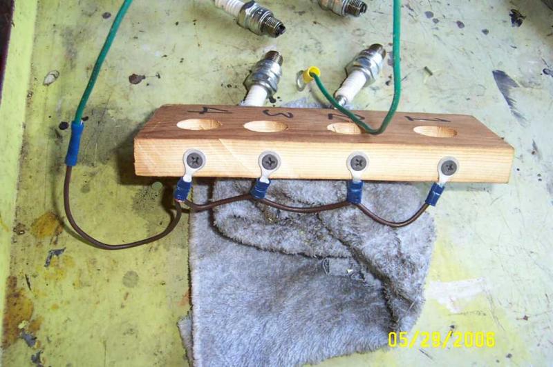 Johnson 90hp 1990/Dressing and Installation/spark tester 1